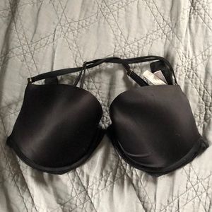 Very Sexy Black Push Up convertible straps bra